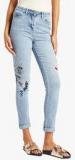 Next Blue Embroidered Mid Rise Skinny Fit Jeans women