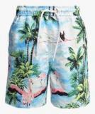 Next Blue Flamingo Print Swim Shorts Boys