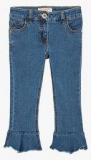 Next Blue Frill Flare Slim Fit Jeans Girls