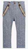 Next Blue Striped Trouser With Braces Boys