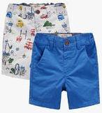 Next City Print And Multicoloured Shorts Two Pack boys