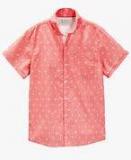 Next Coral Short Sleeve Print Shirt Boys