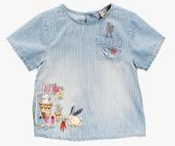 Next Denim Bunny Blouse girls