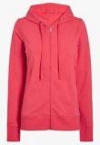 Next Fuchsia Zip Through Hoodie Women