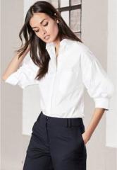 Next Gathered Sleeve Shirt women