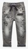 Next Grey Printed Jeans Boys