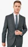 Next Grey Solid Suit Men