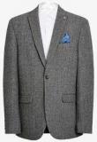 Next Grey Textured Blazer Men