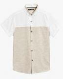 Next Half Sleeve Tonal Colourblock Shirt Boys