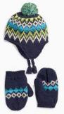 Next Inca Hat And Mittens Set Boys