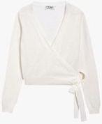 Next Ivory Wrap Cardigan Girls