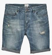 Next Light Blue Denim Shorts Men