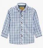 Next Long Sleeve Gingham Shirt Boys