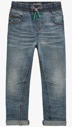 Next Mid Blue Elastic Waist Pull On Jeans Boys