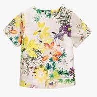 Next Multi Floral Boxy Blouse girls