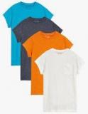 Next Multi Plain Short Sleeve T Shirts Four Pack boys