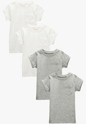 Next Multicoloured Short Sleeve T Shirts Four Pack Boys