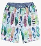 Next Multicoloured Surfboard Print Swim Shorts Boys