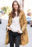 Next Mustard Yellow Solid Coat Women