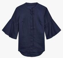 Next Navy Blue Sleeve Detail Shirt women