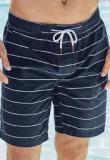 Next Navy Blue Stripe Swim Shorts men