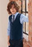 Next Navy Blue Waistcoat Set Boys