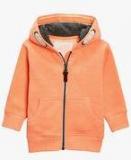 Next Orange Zip Through Hoody Boys