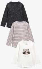 Next Pack Of 3 Long Sleeve Character Tops girls