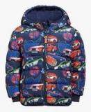 Next Padded Car Print Jacket Boys