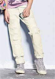 Next Pale Acid Wash Jeans Girls