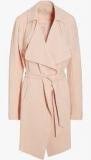 Next Peach Longline Belted Jacket Women