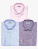 Next Pink, Purple Amp; Blue Shirts Three Pack Men