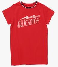 Next Red Awesome Print T Shirt boys