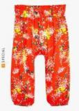 Next Red Printed Regular Fit Drop Crotch Trouser Girls