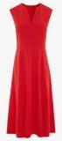 Next Red Split Hem Dress Women