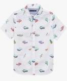 Next Short Sleeve Car Print Shirt Boys