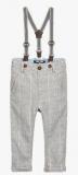 Next Stone Linen Rich Braced Trousers Boys