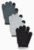 Next Touch Screen Gloves Three Pack Boys