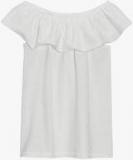 Next White Bardot Casual Top Girls