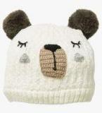 Next White Bear Beanie Girls