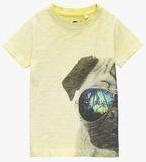 Next Yellow Short Sleeve Pug T Shirt Boys