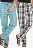 Nick & Jess Pack Of 2 Multi Colored Checked Pyjama Men