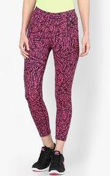 Nike As Club Legging Crop Aop Pink Capri women