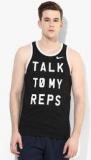 Nike As Dfct Talk To My Reps Black Round Neck Vest men