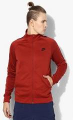 Nike As Tribute Maroon Track Jacket men