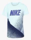 Nike B Dry Ss Carbon Aqua Blue T Shirt Boys