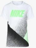 Nike B Dry Ss Carbon White T Shirt Boys