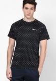 Nike Black Round Neck T Shirts Men