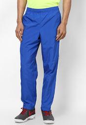 Nike Blue Solid Trackpant Men