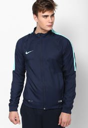 Nike Blue Squad Rev Sdln Woven Jacket Men